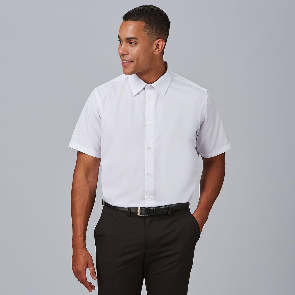 CAMISA HOMBRE M/C SLIM FIT ELASTAN "RED LINE"