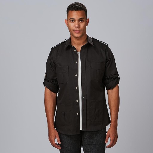 CAMISA UNISEX SLIM FIT MANGA ROLL UP MICHELE 2