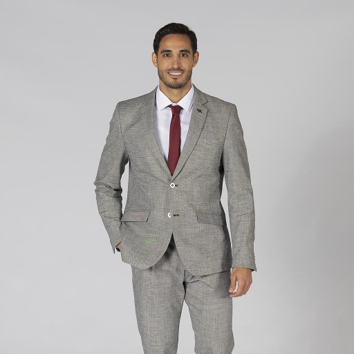 AMERICANA HOMBRE 2 BOTONES SLIM FIT CHEVIOT 2