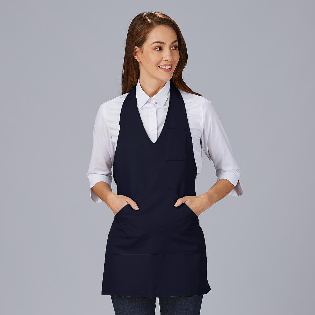 DELANTAL BISTRO SARGA POLIESTER 80X65 CM