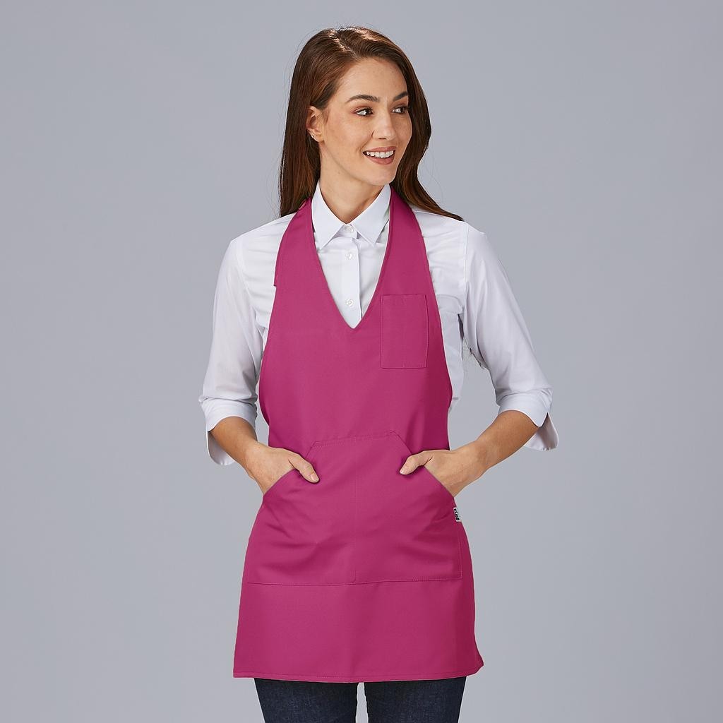 DELANTAL BISTRO SARGA POLIESTER 80X65 CM