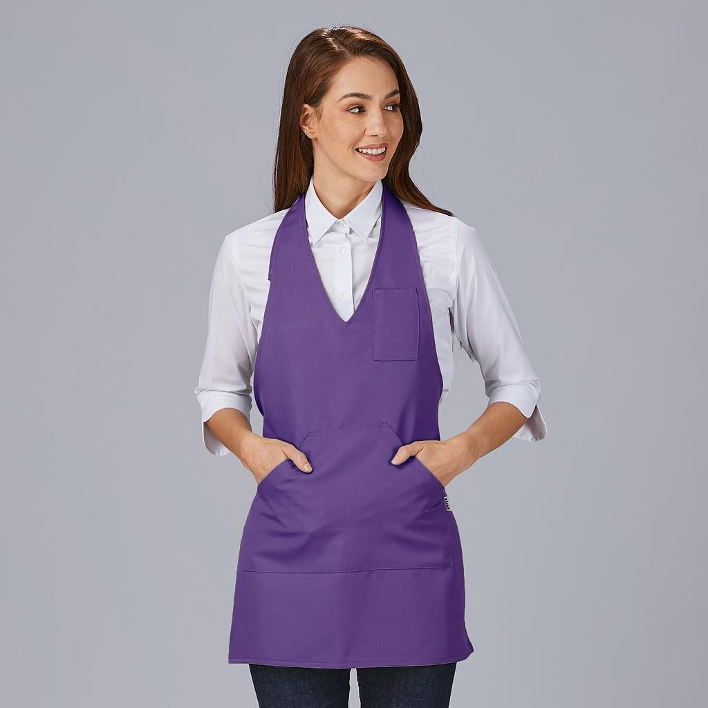 DELANTAL BISTRO SARGA POLIESTER 80X65 CM