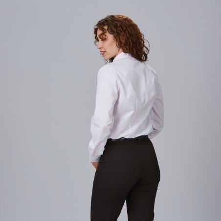 Camisa mujer manga larga cuello mao popelín Garys | WORKERS UNIFORMES