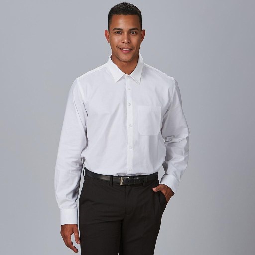 Camisa hombre manga larga cuello mao popelín Garys | WORKERS UNIFORMES