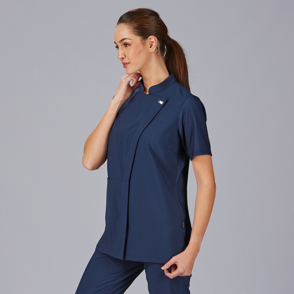 Blusa Mujer Mangas Canalé Della – WORKERS UNIFORMES