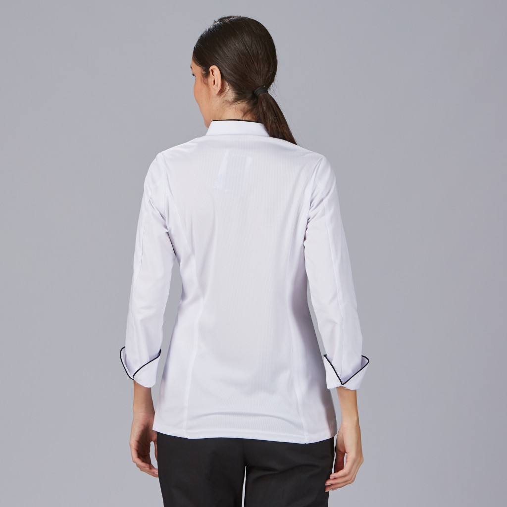 Chaqueta de Cocina Mujer DANA – Uniformes Profesionales Hostelería