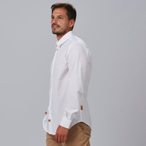 Camisa hombre Eliseo slim fit tejido reciclado | WORKERS UNIFORMES 2