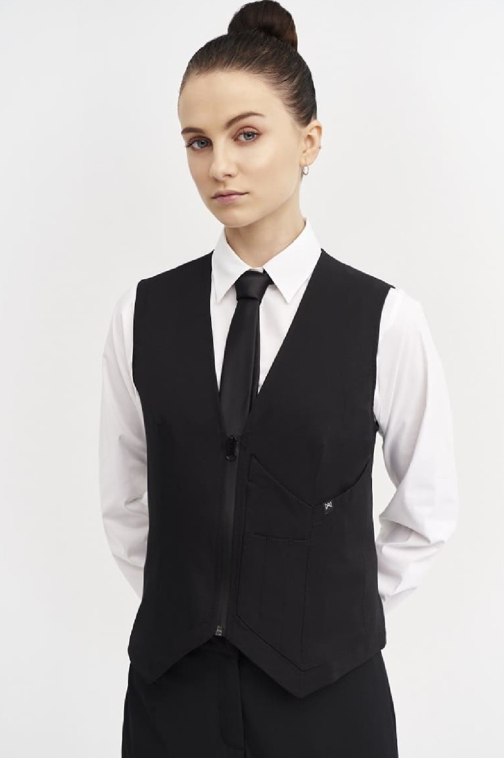 CHALECO MUJER CREMALLERA SLIM FIT