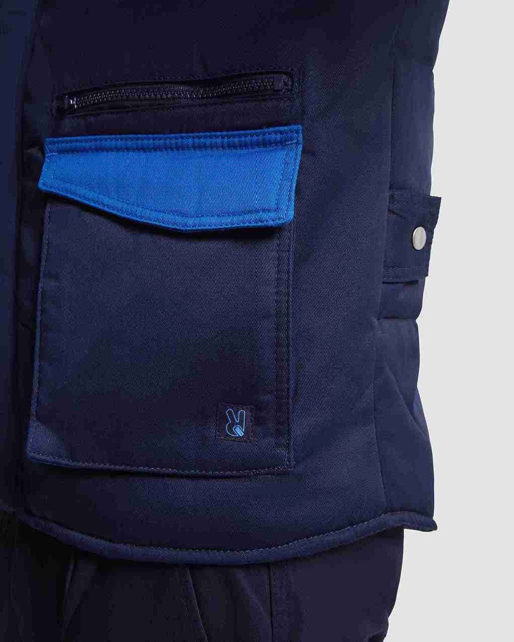 CHALECO DE TRABAJO ARMADA - WORKERSUNIFORMES.ES