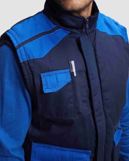CHALECO DE TRABAJO ARMADA - WORKERSUNIFORMES.ES