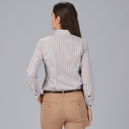 Camisa mujer rayas bicolor SIMONETTA 240033 | WORKERS UNIFORMES