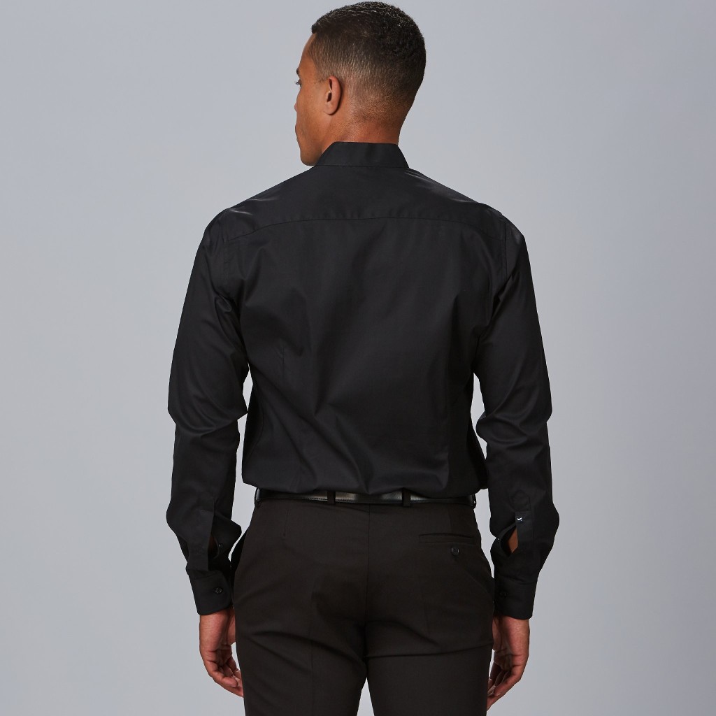 Camisa hombre cuello mao slim fit Garys Red Line | Workers Uniformes