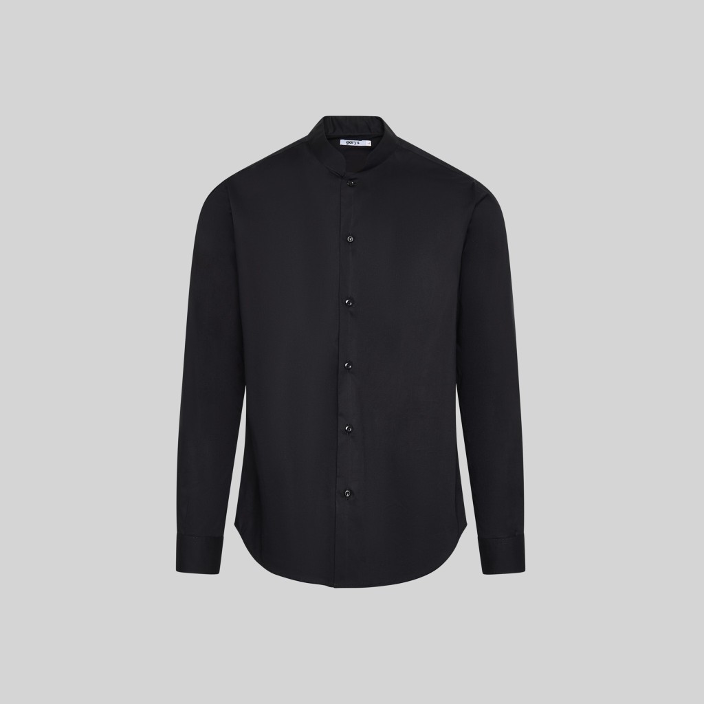 Camisa hombre cuello mao slim fit Garys Red Line | Workers Uniformes