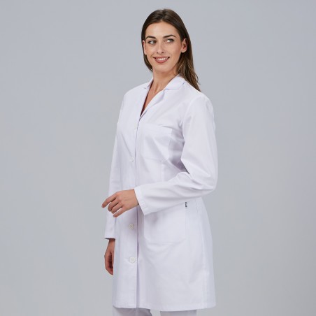 Bata Mujer M/L Sin Puños Redline – WORKERS UNIFORMES