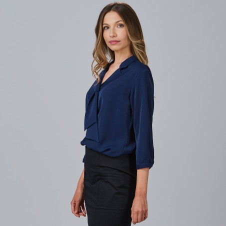 Blusa Mujer Lazo Flavia Tejido Breeze – WORKERS UNIFORMES