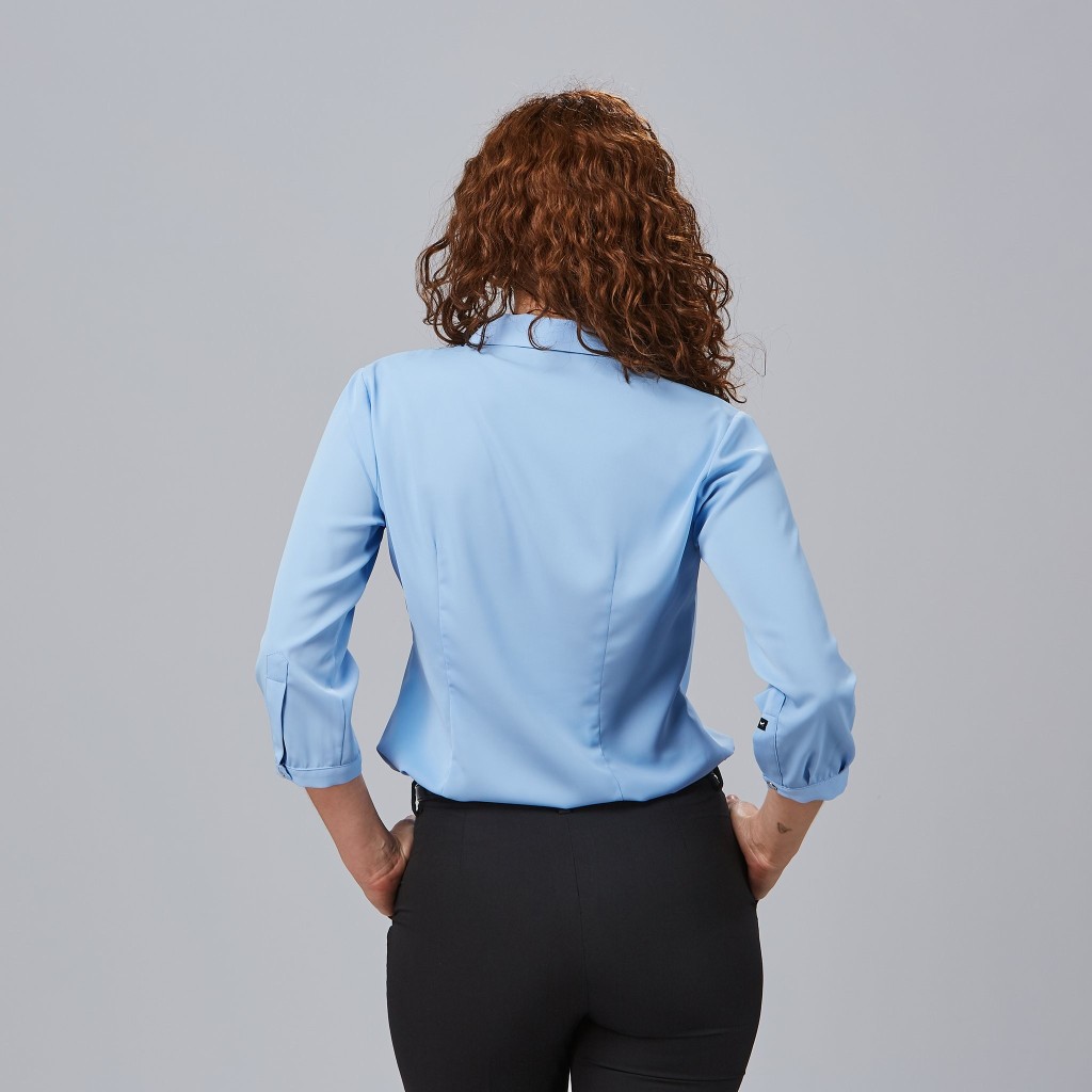 Blusa Mujer Lazo Flavia Tejido Breeze – WORKERS UNIFORMES