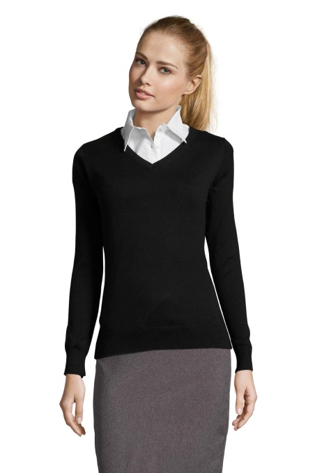 Jersey Cuello Pico para Mujer Punto Fino | WORKERS UNIFORMES