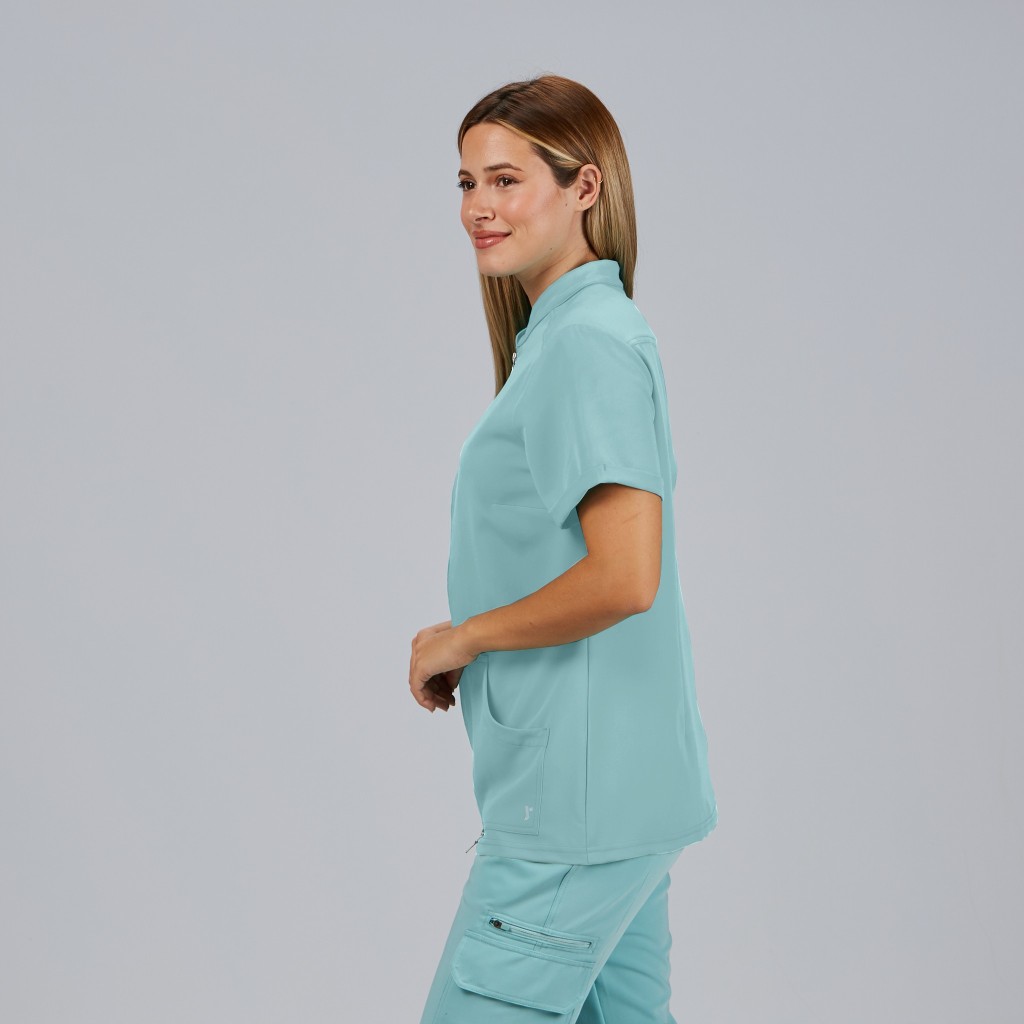 Blusa Mujer Abierta Amy – WORKERS UNIFORMES