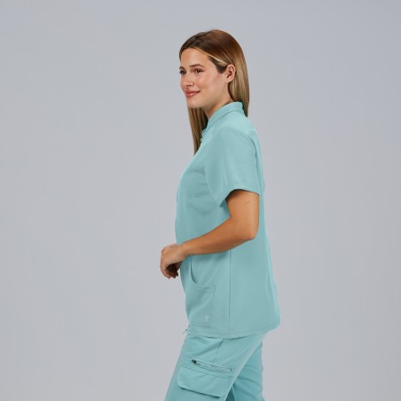 Blusa Mujer Abierta Amy – WORKERS UNIFORMES