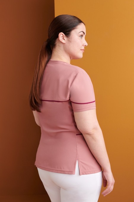 Casaca Sanitaria Cuello V Rib Slim Fit – WORKERS UNIFORMES