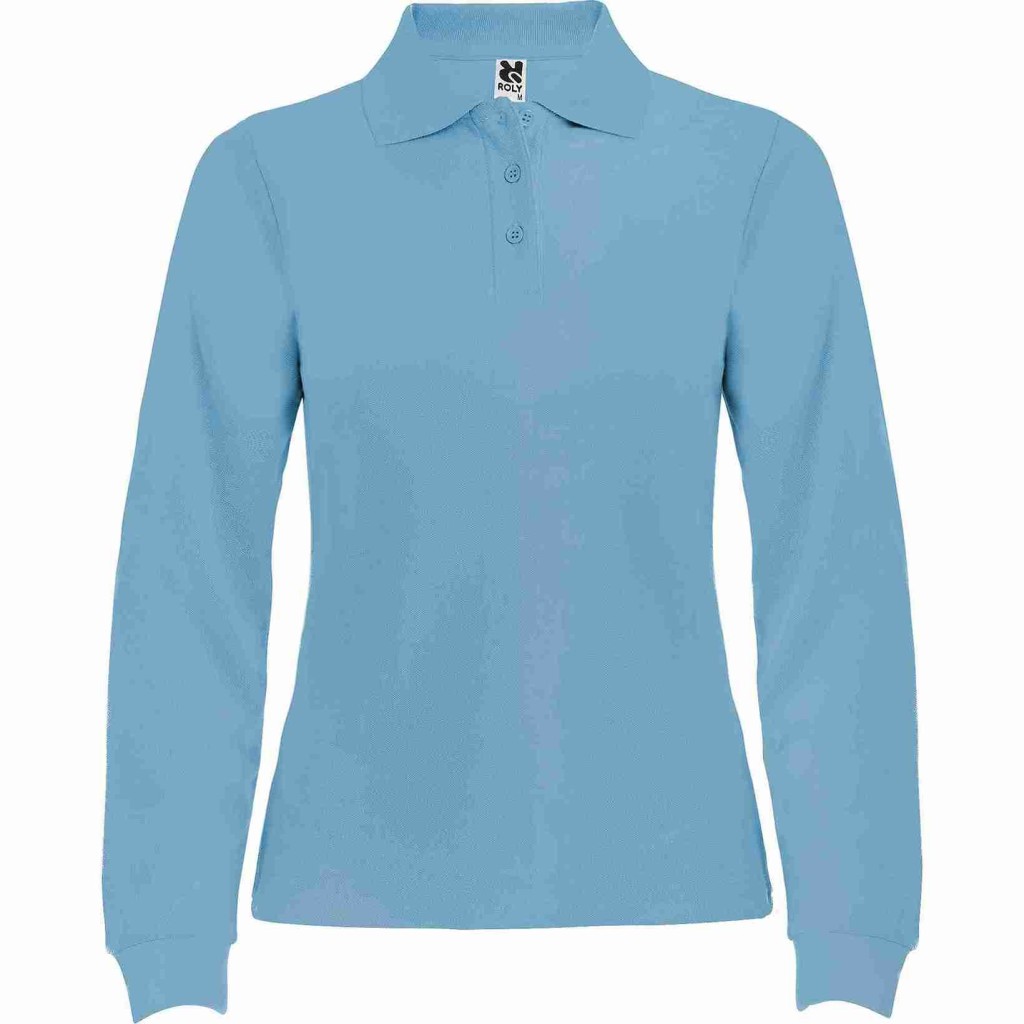 Polo mujer manga larga Roly Estrella PO6636 | WORKERS UNIFORMES