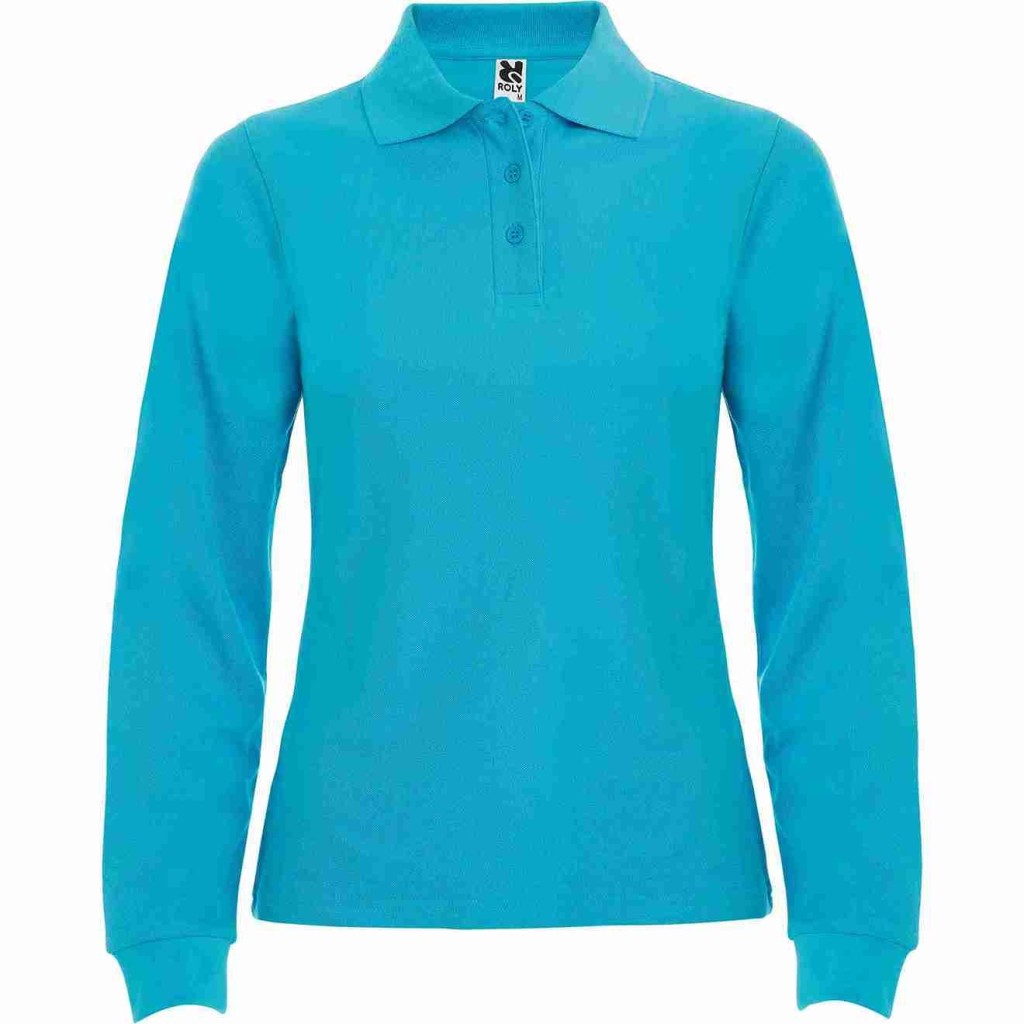 Polo mujer manga larga Roly Estrella PO6636 | WORKERS UNIFORMES