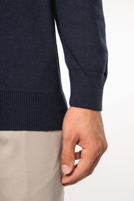 Jersey Cuello de Pico Hombre Kariban K965| Uniforme Profesional Elegante | Workers Uniformes