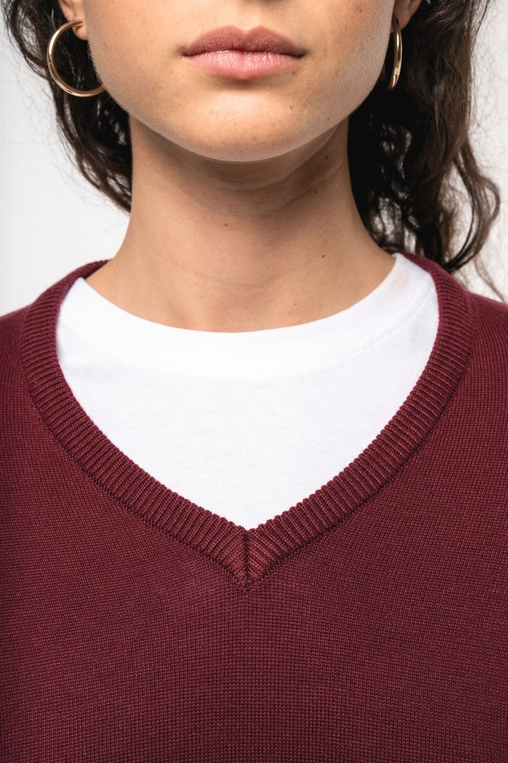 ersey Cuello de Pico Mujer Kariban K966 | Corte Entallado Corporate | Workers Uniformes