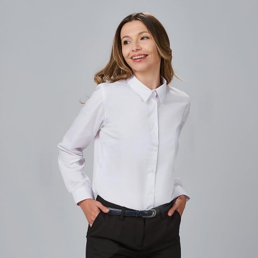 Camisa cuello mao slim fit Garys Red Line | Workers Uniformes
