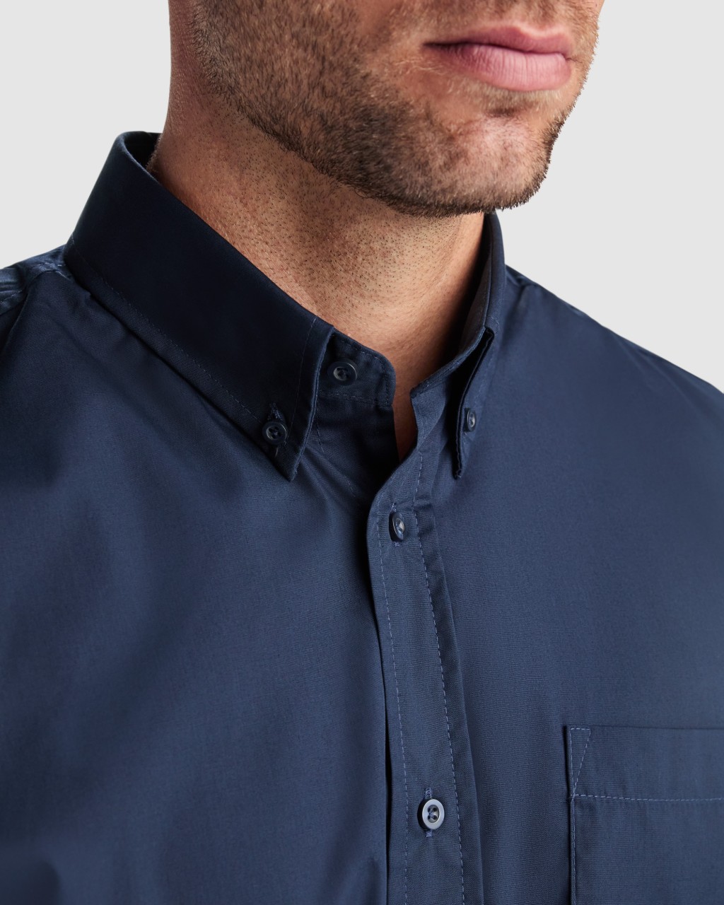 Camisa hombre manga corta popelín Roly CM5503 | WORKERS UNIFORMES