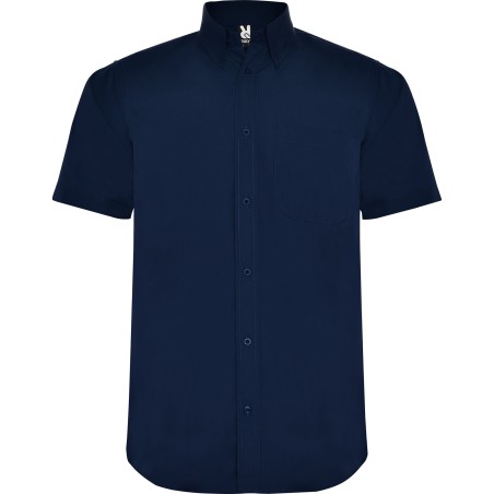 Camisa hombre manga corta popelín Roly CM5503 | WORKERS UNIFORMES