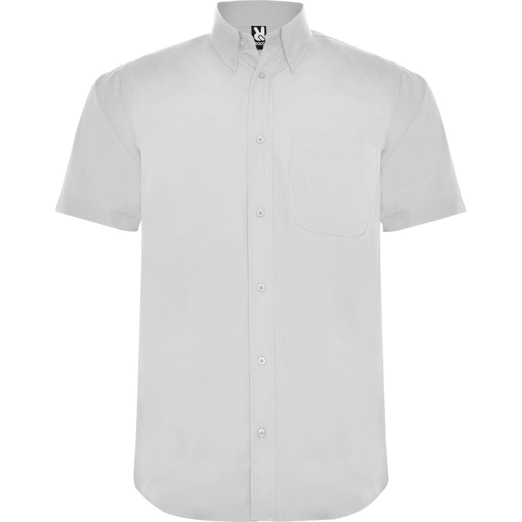 Camisa hombre manga corta popelín Roly CM5503 | WORKERS UNIFORMES