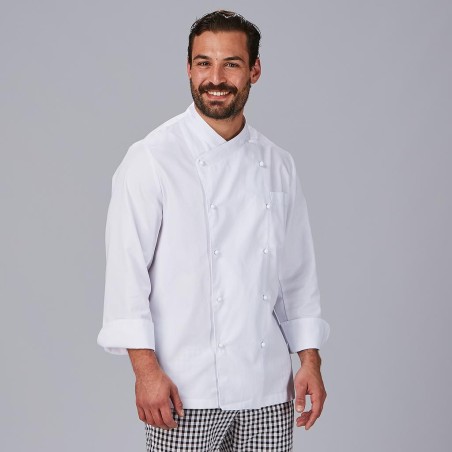 Chaqueta cocina Nápoles antimanchas Teflón manga larga | WORKERS UNIFORMES