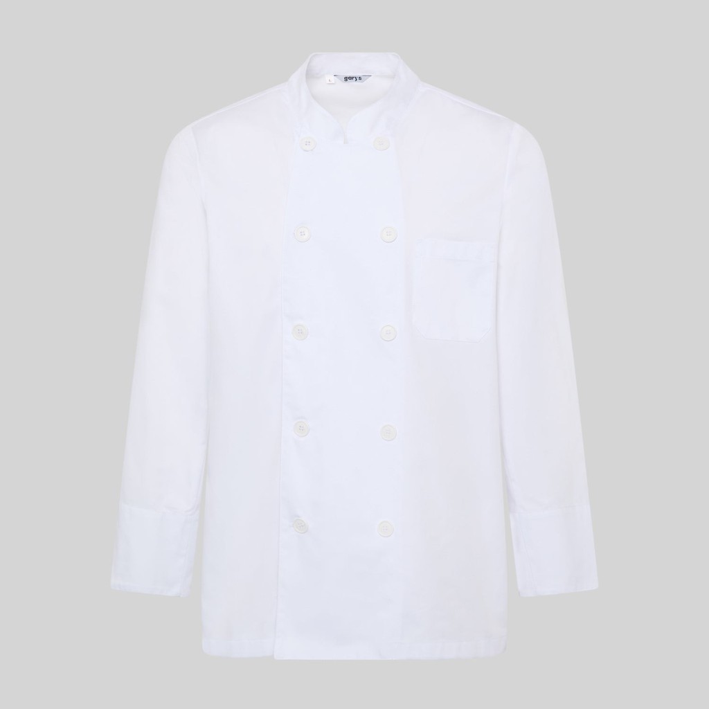CHAQUETA COCINA UNISEX M/L SARGA BLANCA