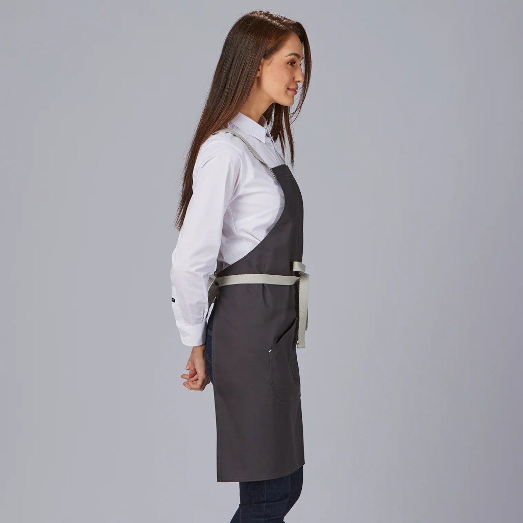Delantal peto con tirantes contraste 88x74 cm | Workers Uniformes