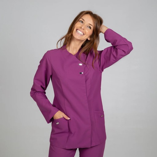 Blusa sanitaria mujer Begoña microfibra antibacteriana | WORKERS UNIFORMES 2