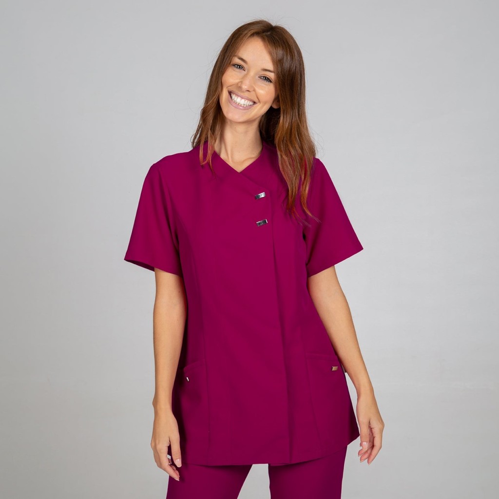 Blusa sanitaria mujer Elena cómoda y antibacteriana | Workers Uniformes