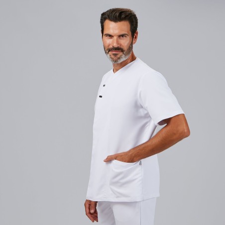 Blusa sanitaria hombre Hugo cómoda y resistente | Workers Uniformes