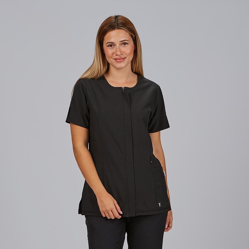 Blusa sanitaria mujer Jana escote caja cómoda | Workers Uniformes