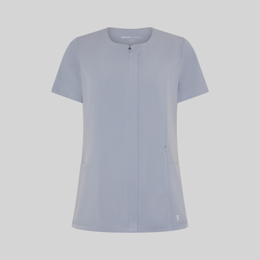Blusa sanitaria mujer Jana escote caja cómoda | Workers Uniformes