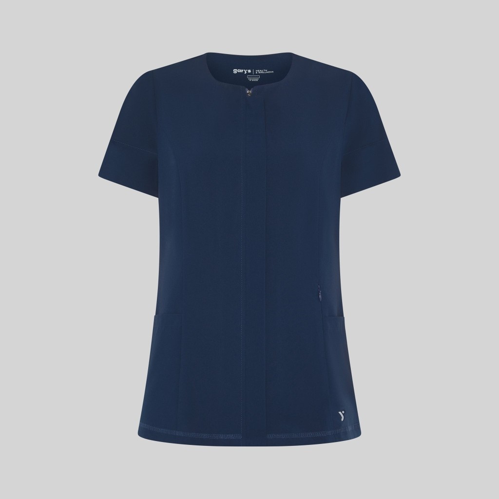 Blusa sanitaria mujer Jana escote caja cómoda | Workers Uniformes