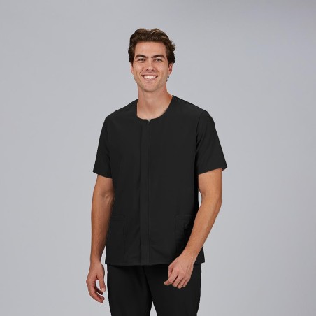Blusa sanitaria hombre Joan con cremallera cómoda | Workers Uniformes