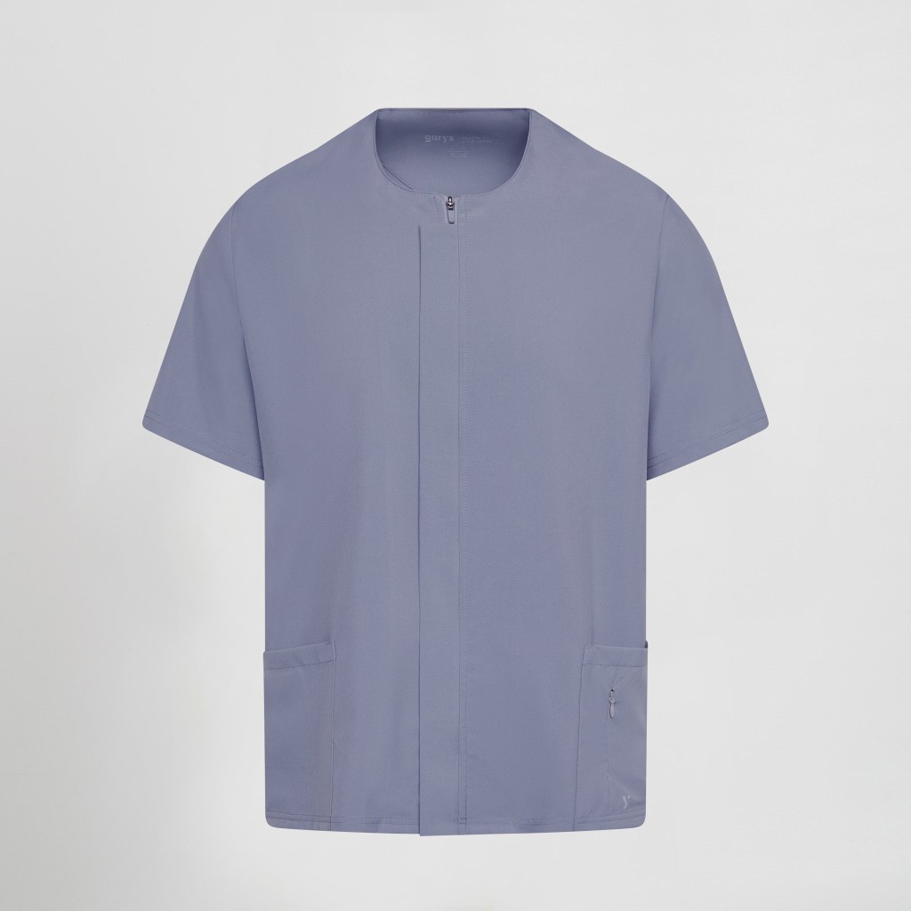 Blusa sanitaria hombre Joan con cremallera cómoda | Workers Uniformes
