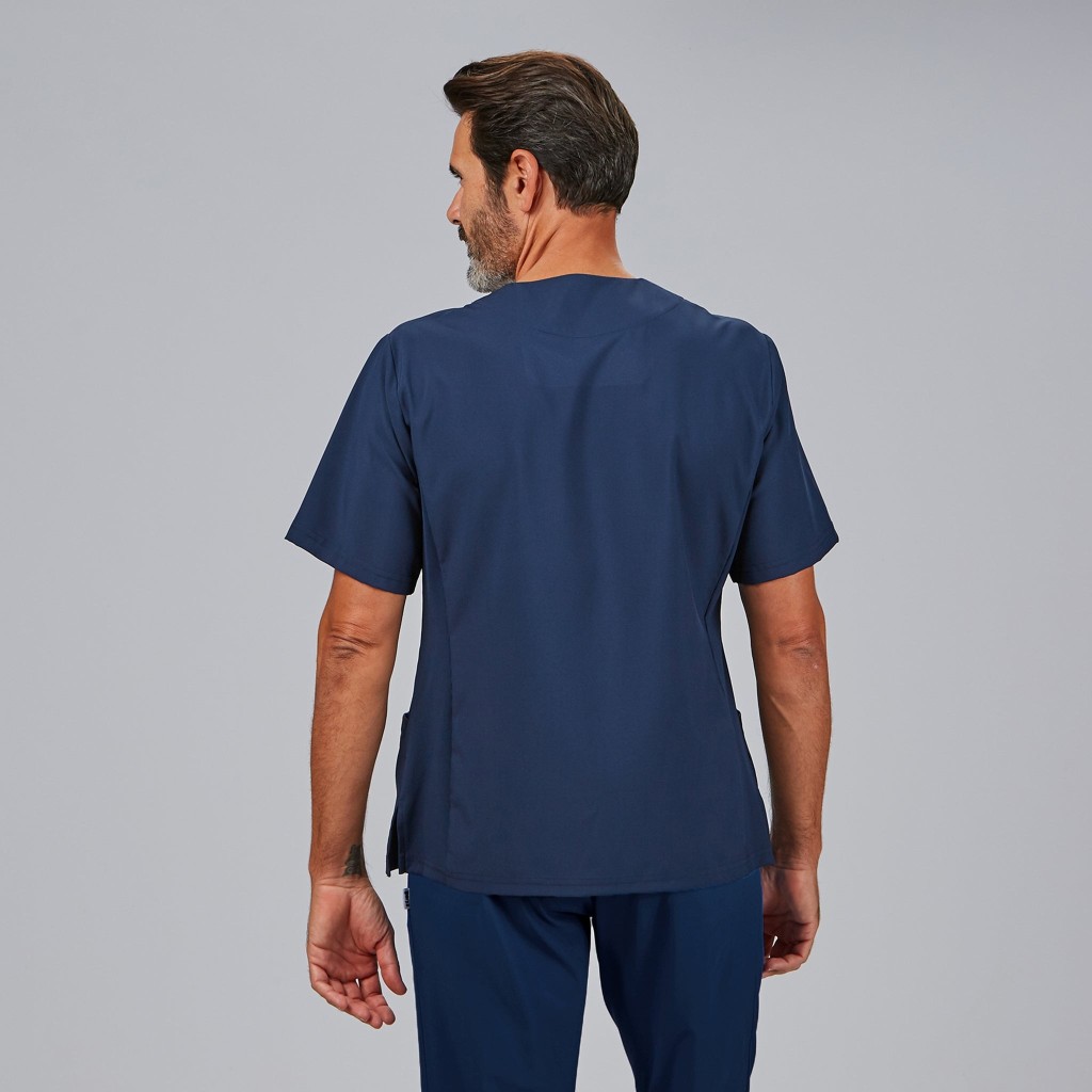 Blusa sanitaria hombre Joan con cremallera cómoda | Workers Uniformes