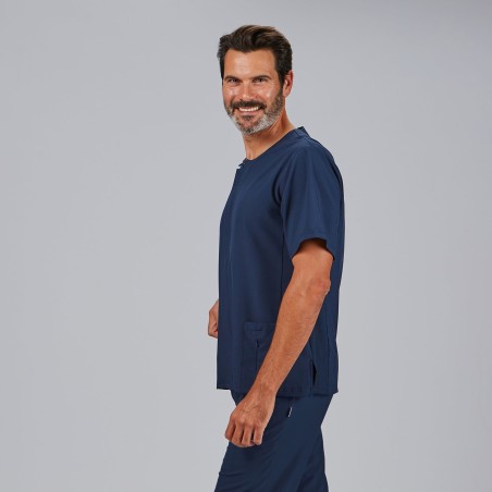 Blusa sanitaria hombre Joan con cremallera cómoda | Workers Uniformes