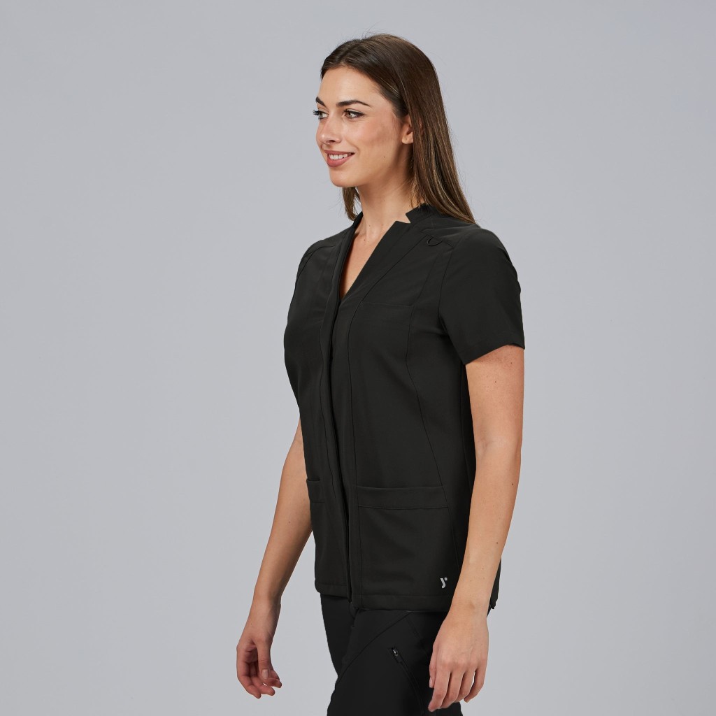 Blusa sanitaria mujer Marla abierta cómoda | Workers Uniformes