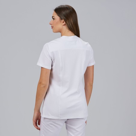 Blusa sanitaria mujer Marla abierta cómoda | Workers Uniformes