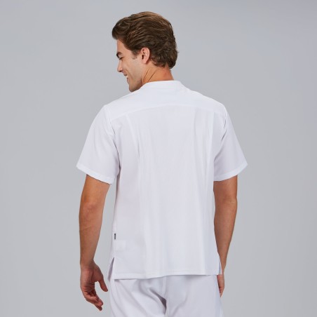 Blusa sanitaria hombre Alfred abierta cómoda | Workers Uniformes