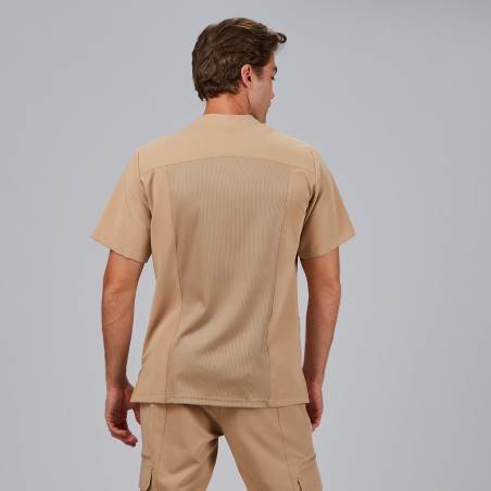 Blusa sanitaria hombre Alfred abierta cómoda | Workers Uniformes