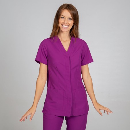 Blusa sanitaria mujer Sonia cómoda y transpirable | Workers Uniformes